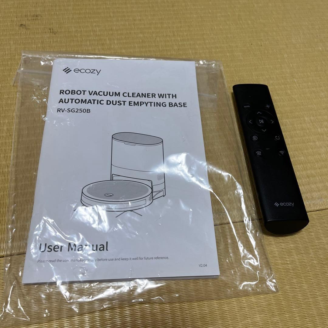 ecozy ロボット掃除機 本体 ホワイト　セット