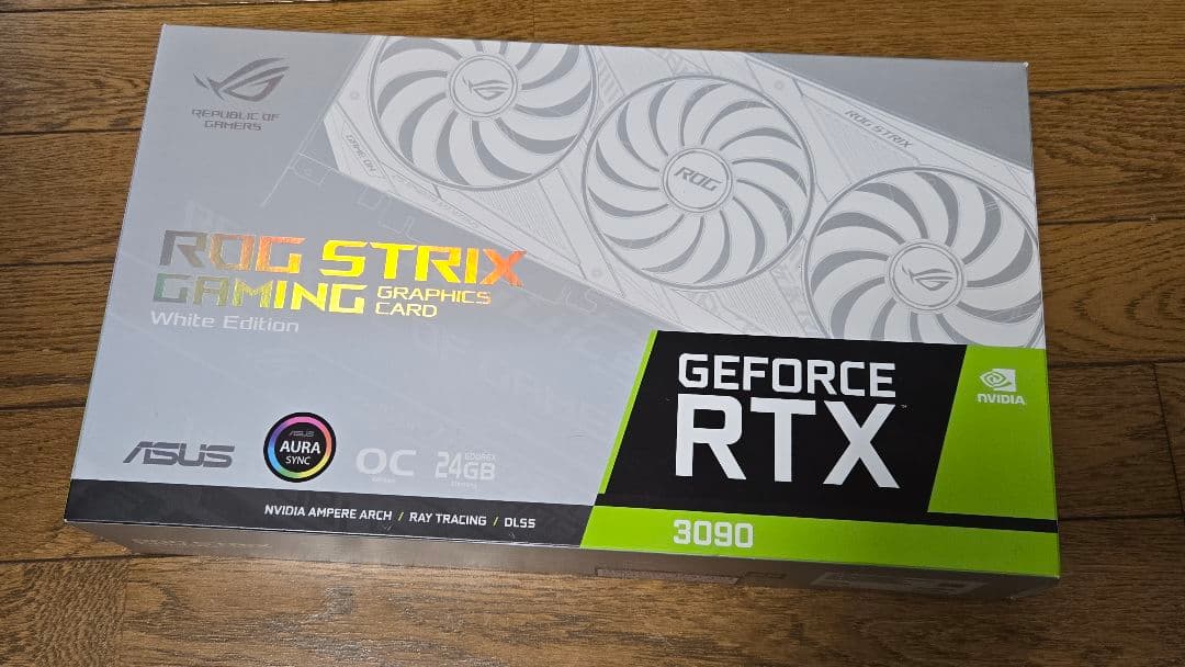 グラフィックボード・グラボ・ビデオカード GeForce RTX3090 ASUS ROG STRIX WHITE