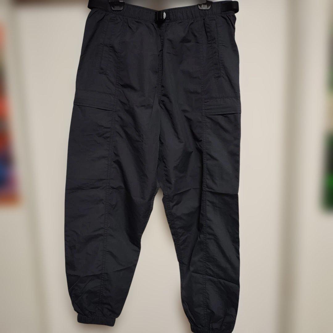 WTAPS ブラックネイビーカーゴパンツ 調整可能ウエスト