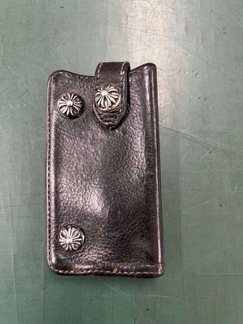 クロムハーツ　キーケース　クロスボタン