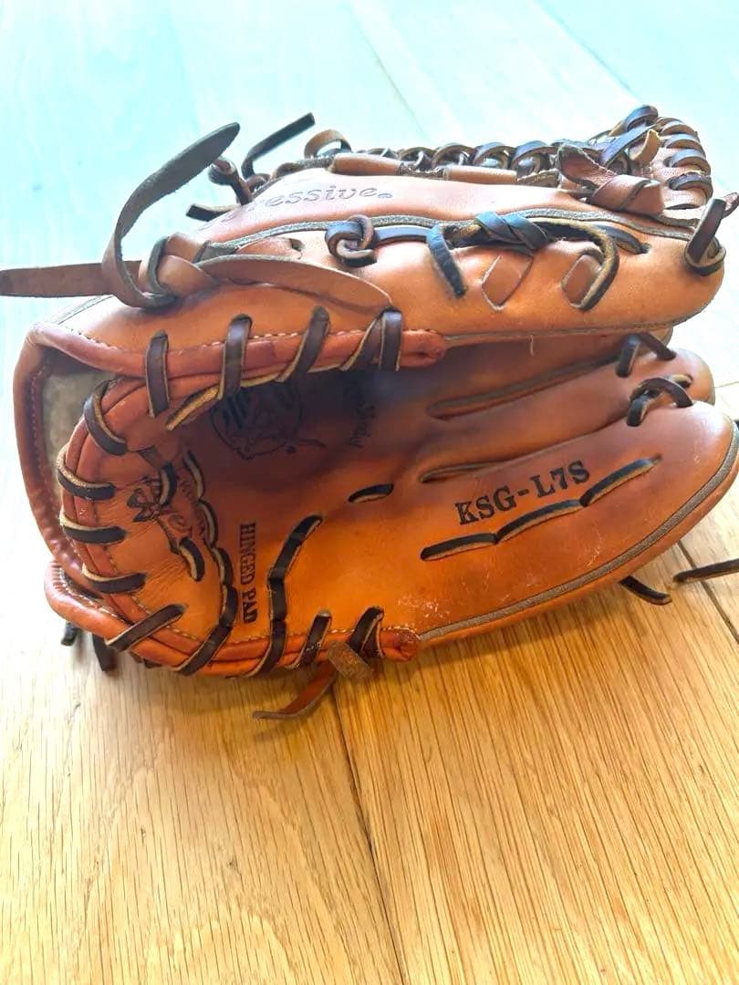 【使用少】スラッガー 硬式 内野手用 廃盤ラベル KSG-L7