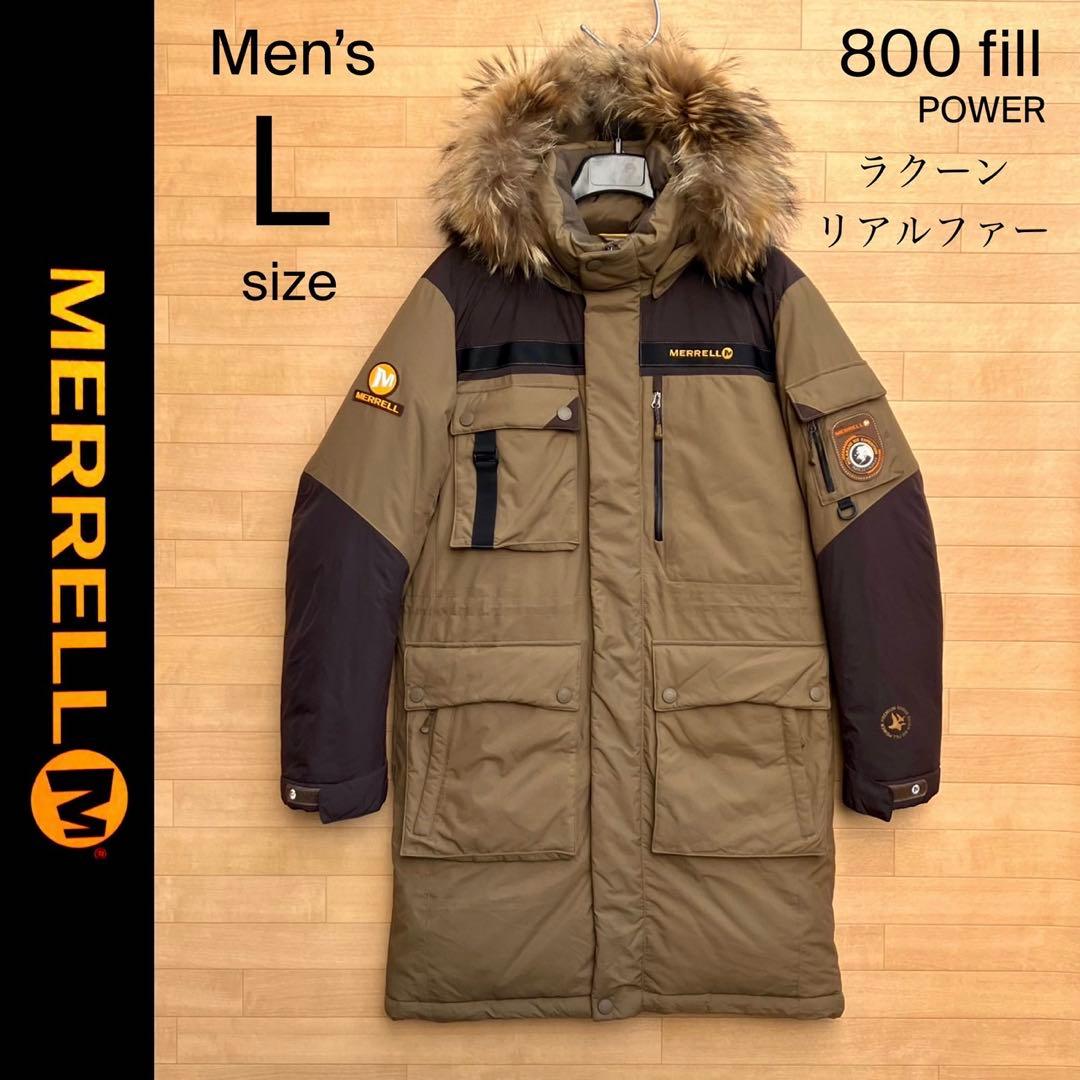 美品 MERRELL ダウンジャケット L ダウンコート ダウン 800フィル