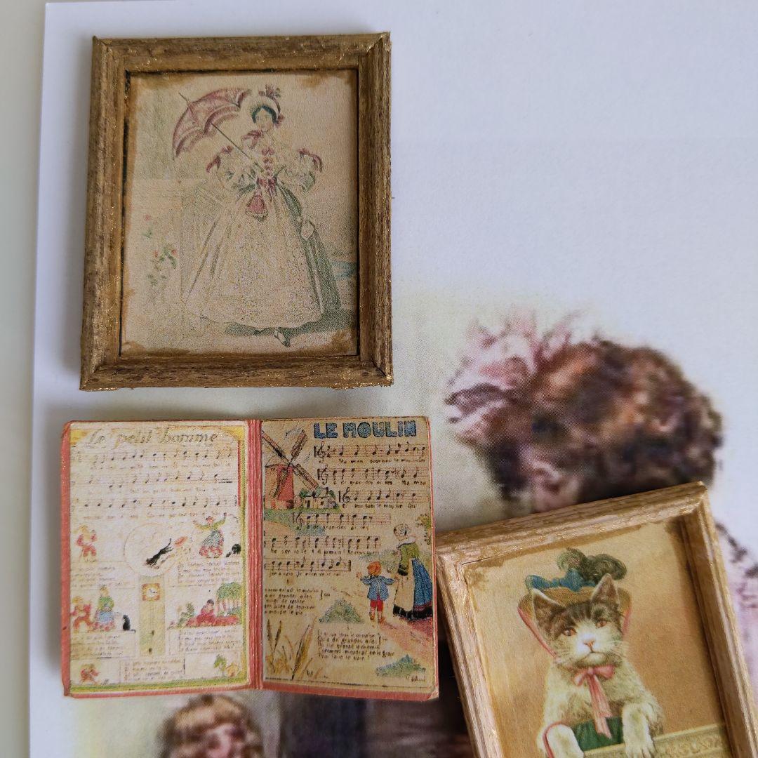 人気作家様　ドール用ピアノ　ドールハウス　ぬいぐるみ