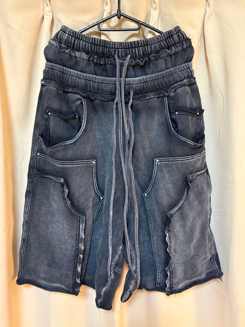 ダークグレー カジュアルショートパンツ