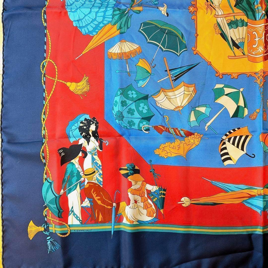 エルメススカーフ カレ90 シルクOMBRELLES ET PARAPLUIES