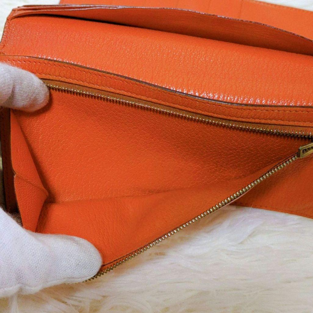 HERMES エルメス ベアン 長財布 三つ折り デュプリ ヴォーエプソン