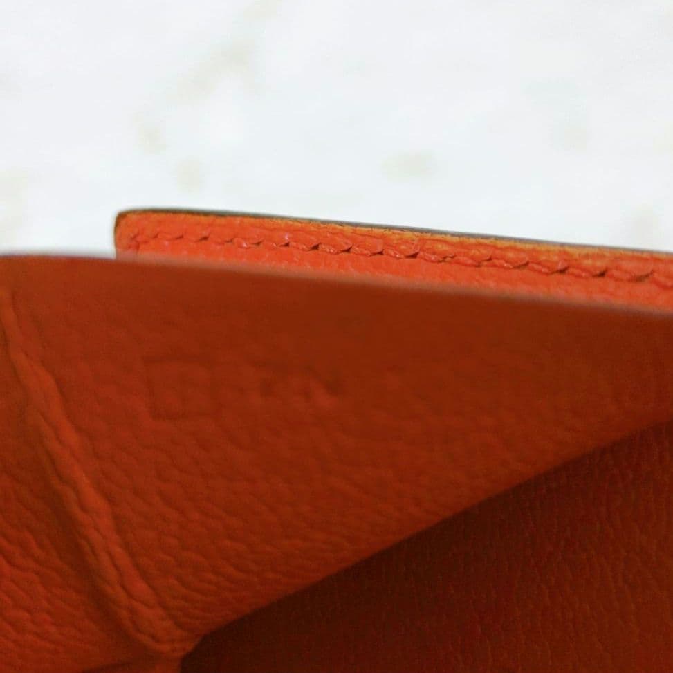 HERMES エルメス ベアン 長財布 三つ折り デュプリ ヴォーエプソン