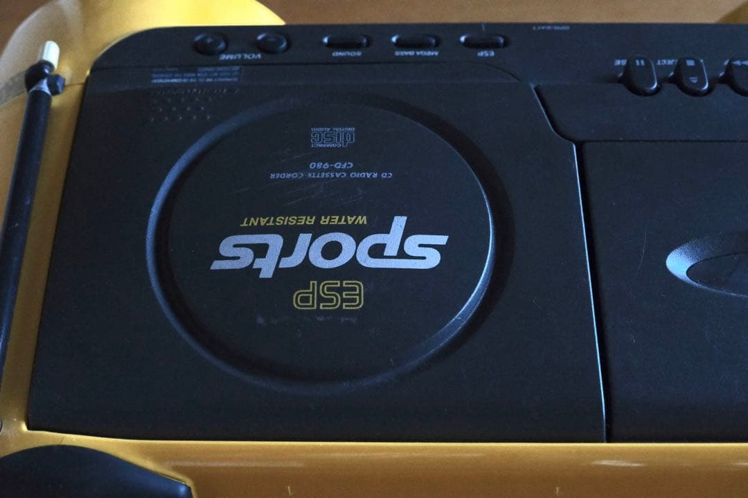 SONY SPORTSラジカセ CFD-980 カセットテープ