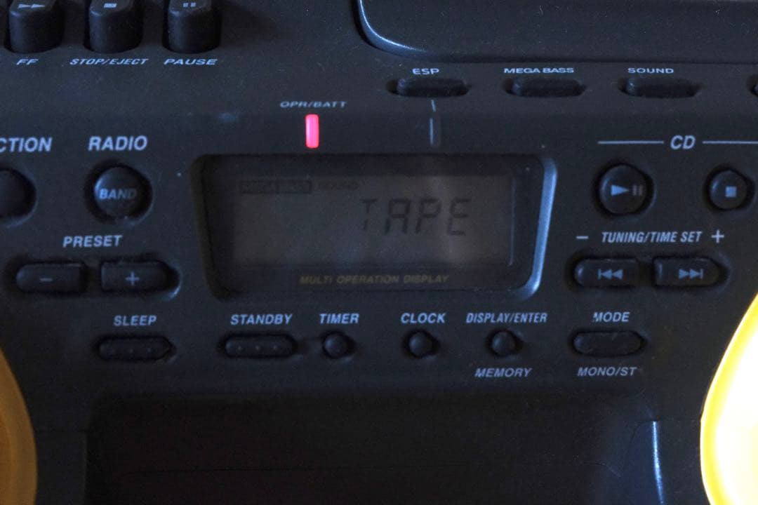 SONY SPORTSラジカセ CFD-980 カセットテープ