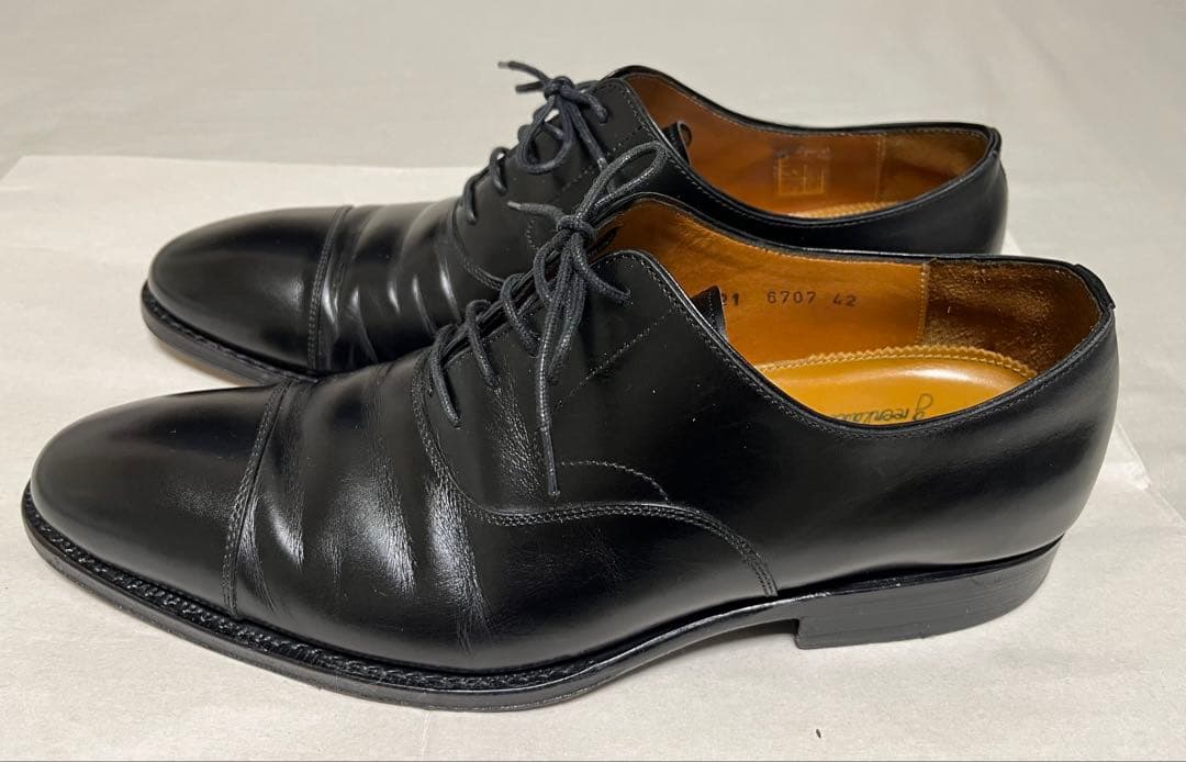 Jalan Sriwijaya ストレートチップ　ブラック　42約27 cm