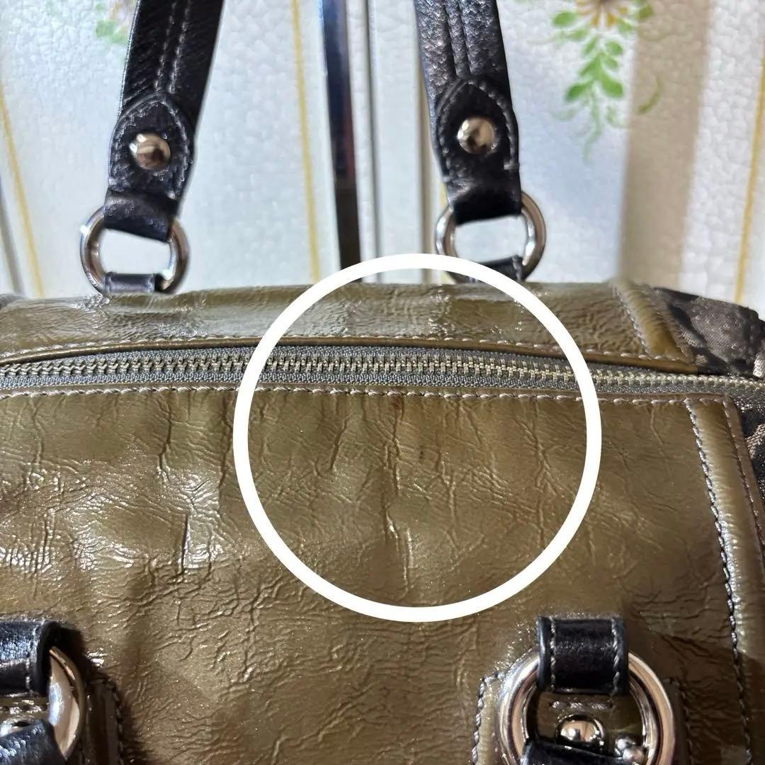 COACH 3WAY ハンドバッグ ショルダーバッグ レオパード柄