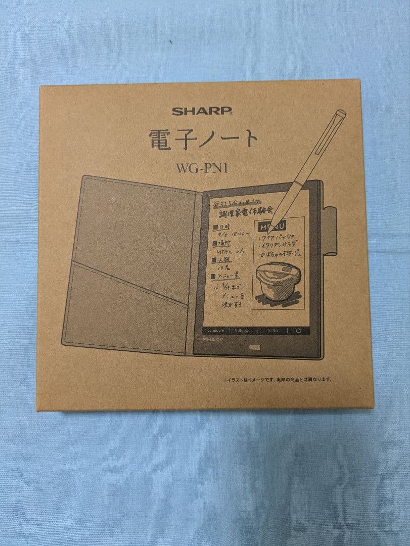 SHARP 電子ノート WG-PN1 ネイビー