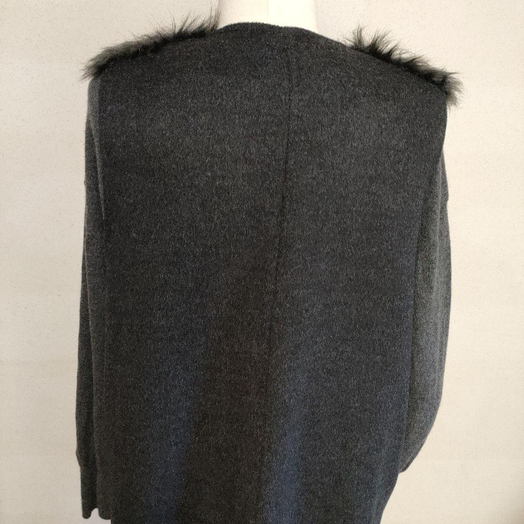 23区大きなサイズ44 ニットワンピース＆ロングベストセット