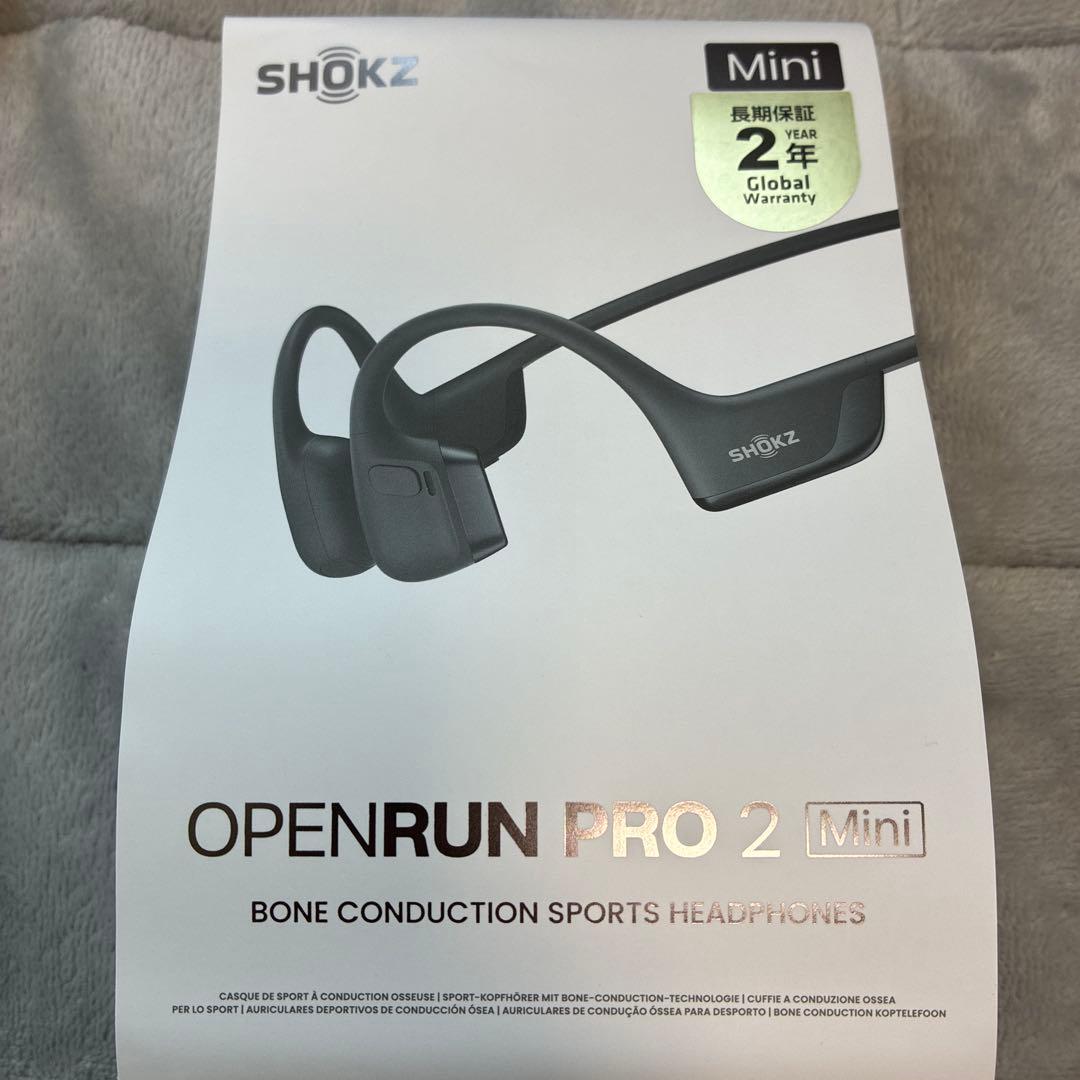 【約40%OFFほぼ未使用品】SHOKZ OPENRUN PRO 2 mini