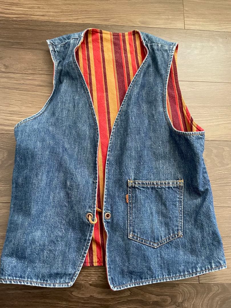 Levis 60s 70sリーバイスビッグE リバーシブルベスト