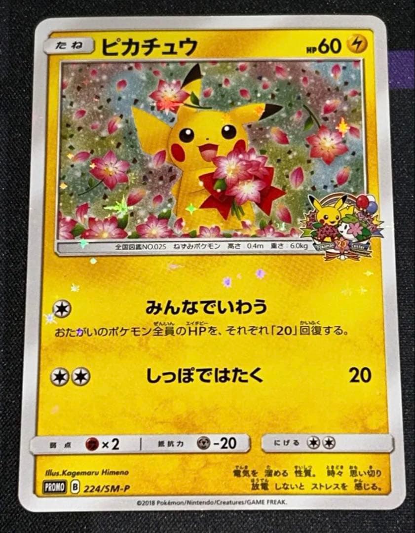 【最安値】ピカチュウ：ポケモンセンター20周年記念キャンペーン