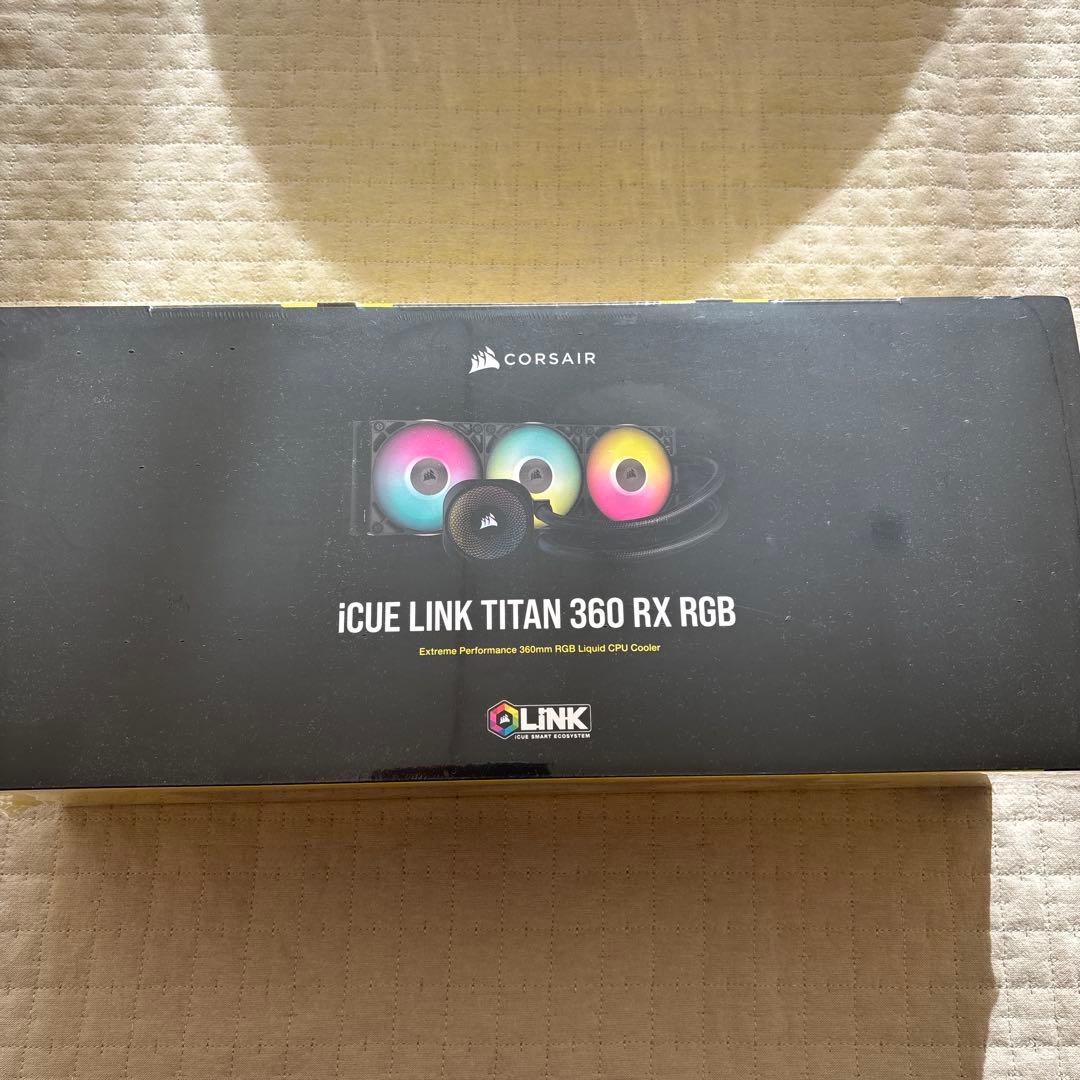 PC用ファン・クーラー CORSAIR iCUE LINK TITAN 360 RX RGB