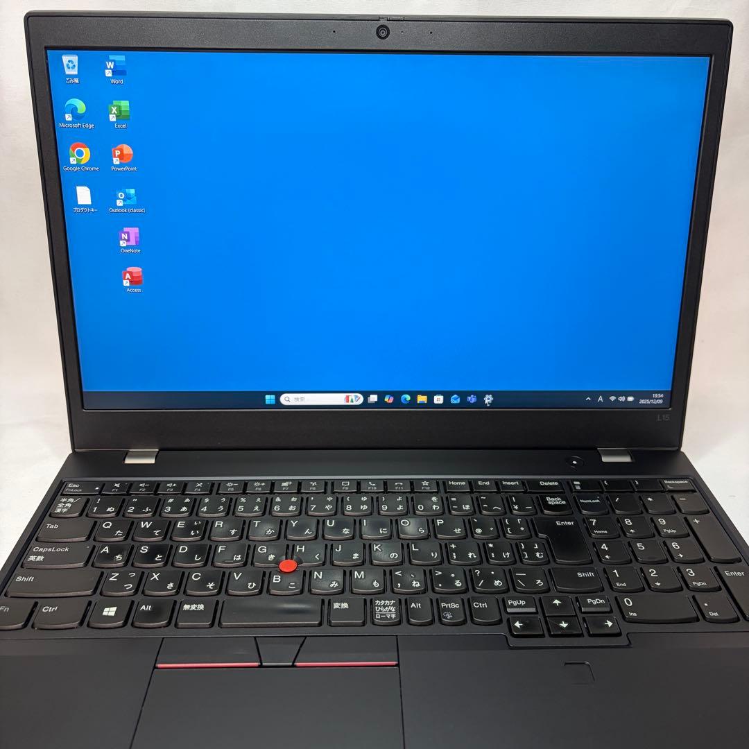 準美品 ThinkPad L15 11世代 i5 15.6型 フルHD オフィス