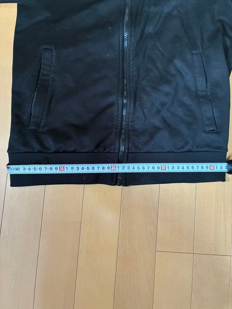 PUMA ジップアップジャージ ブラック/ホワイト