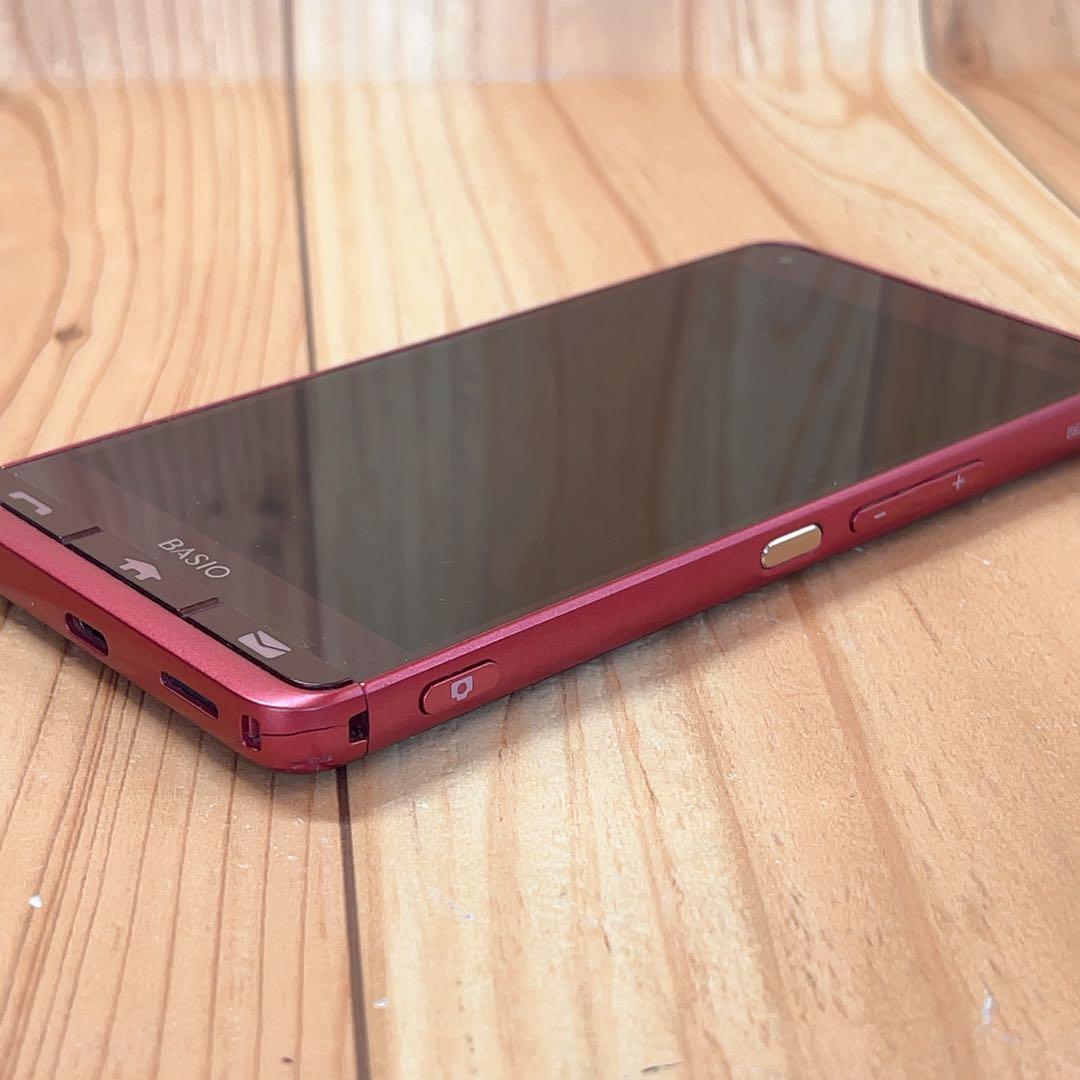 SIMフリー 本体 BASIO 3 KYV43 32 GB 359G3 レッド
