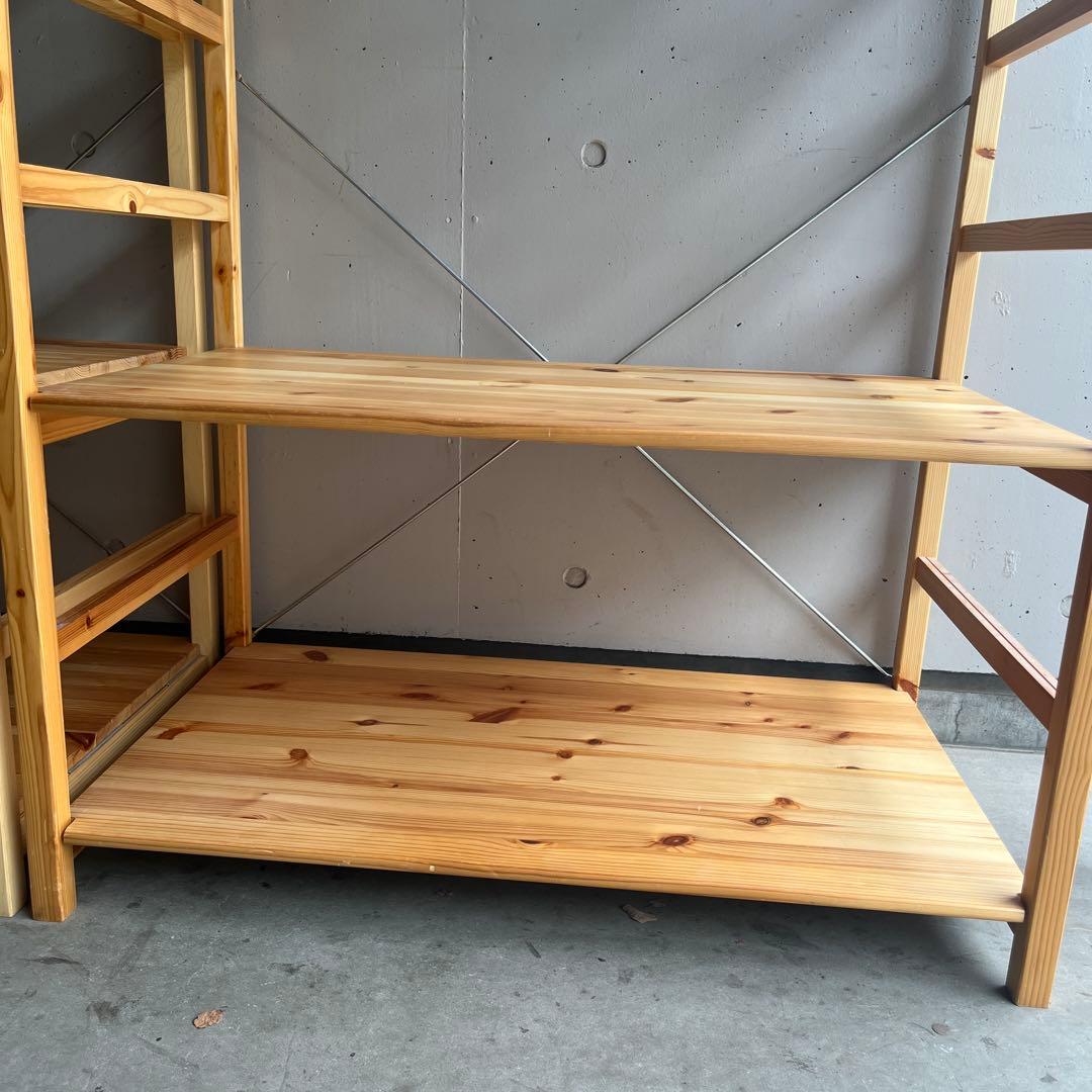 美品★無印 パイン材ユニットシェルフ・ワードローブ ２個セット