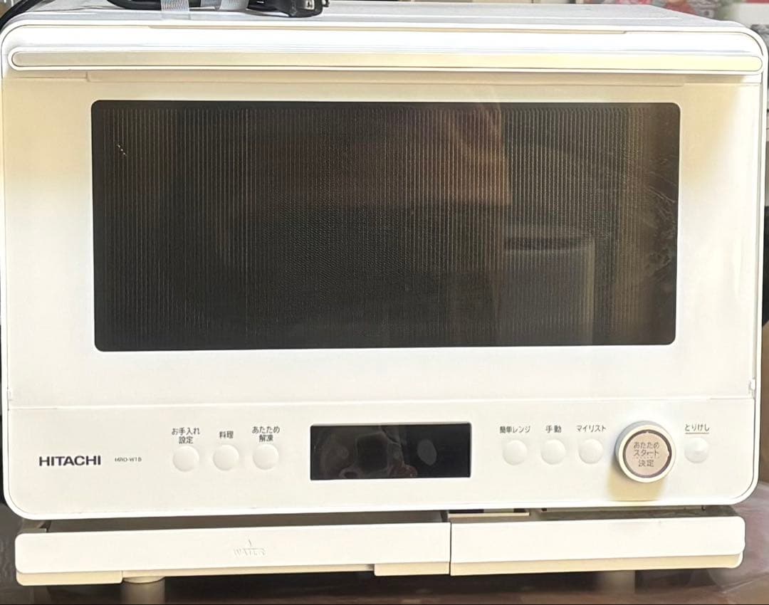 日立オーブンレンジ　ヘルシーシェフMROーW1B ジャンク　2023年製