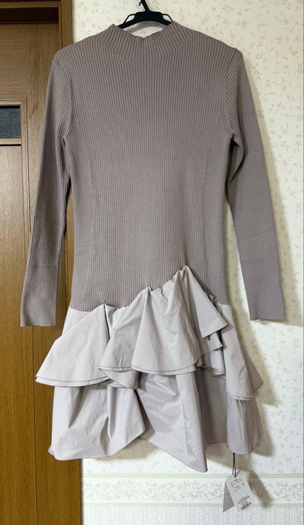 Arpege story タフタドッキングワンピース　ピンク