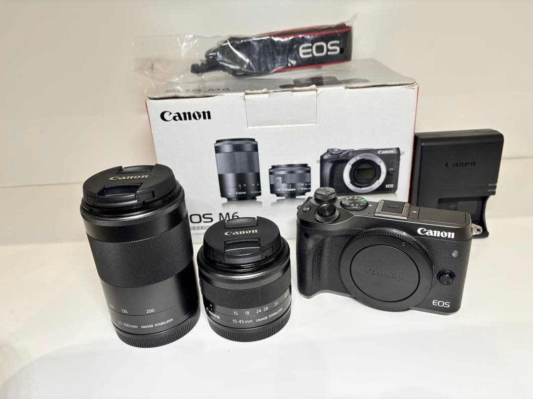 ★美品★Canon EOS M6 ミラーレス一眼カメラ レンズキット