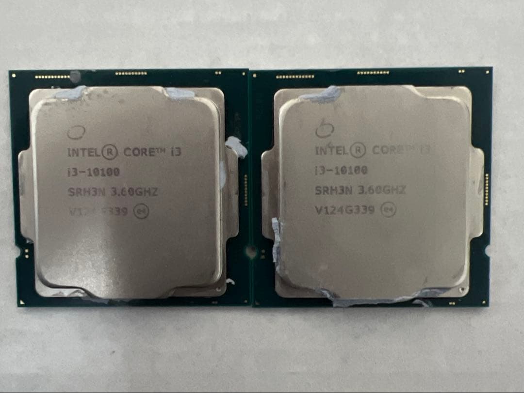 CORE i3-10100 2枚セット