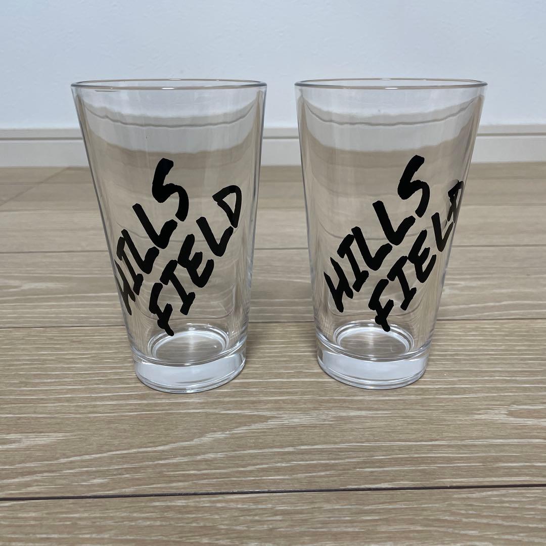 Hillsfieldヒルズフィールドグラスケース＋パイントグラス2個セット
