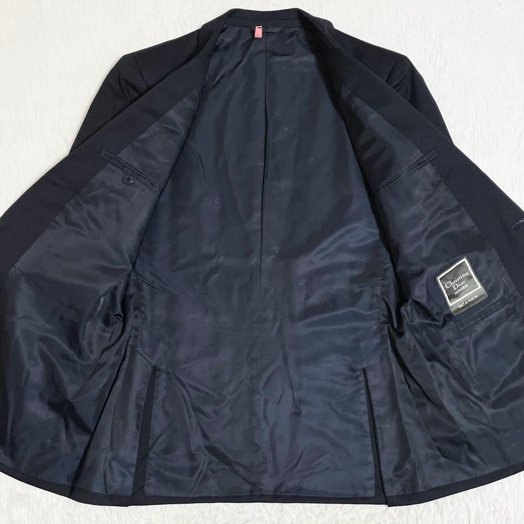 【美品】Christian Dior セットアップ　スーツ　裏地ロゴ総柄　L相当