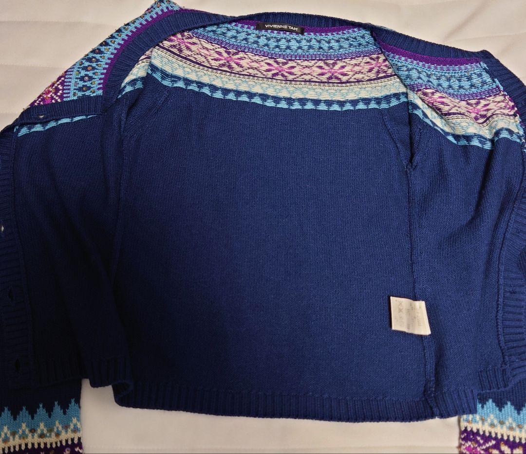 Vivienne Tam ウールカシミアカーディガンニット　アンサンブル