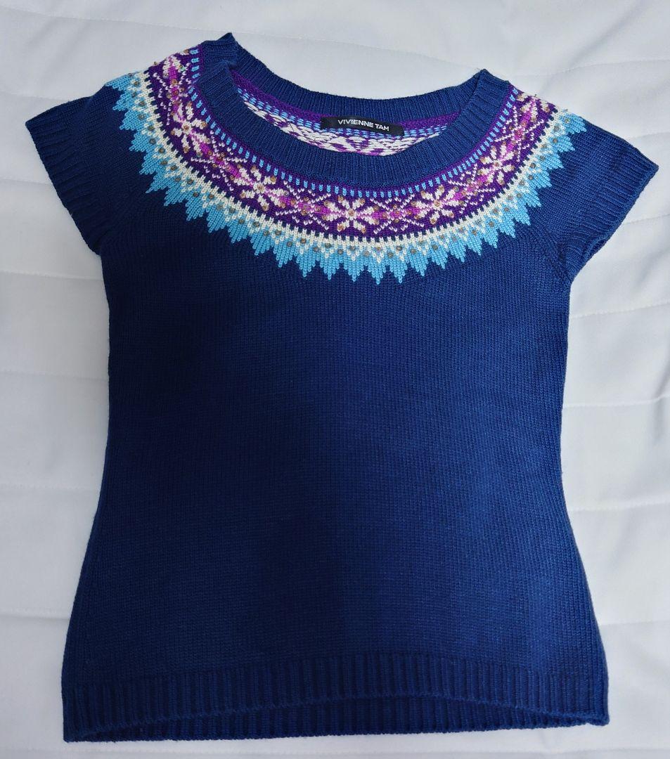 Vivienne Tam ウールカシミアカーディガンニット　アンサンブル