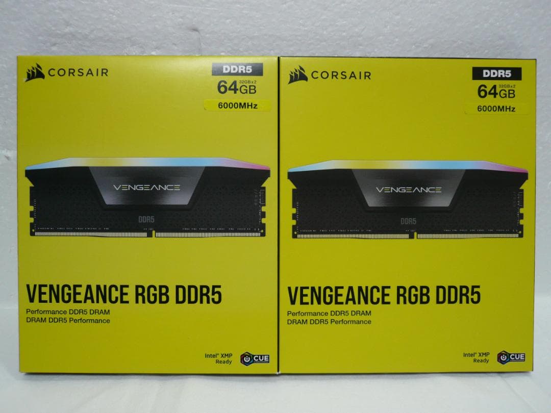 メモリー CORSAIR VENGEANCE RGB DDR5 128GB 6000MHz