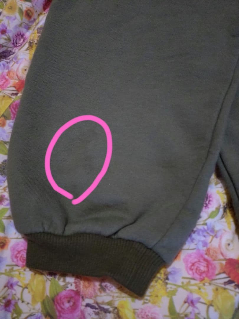 ピンクハウス　くまプリント　スウェット チュニック