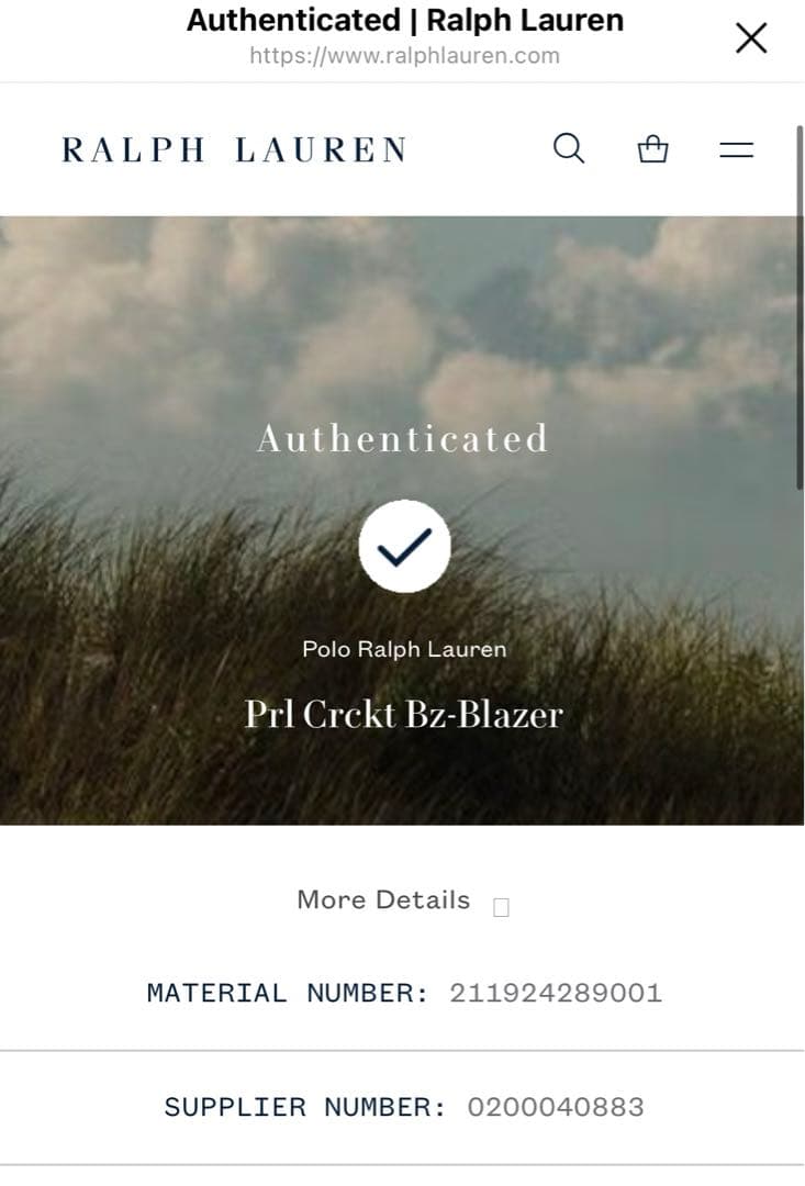 POLO RALPH LAUREN：ブレザー　テーラードジャケット