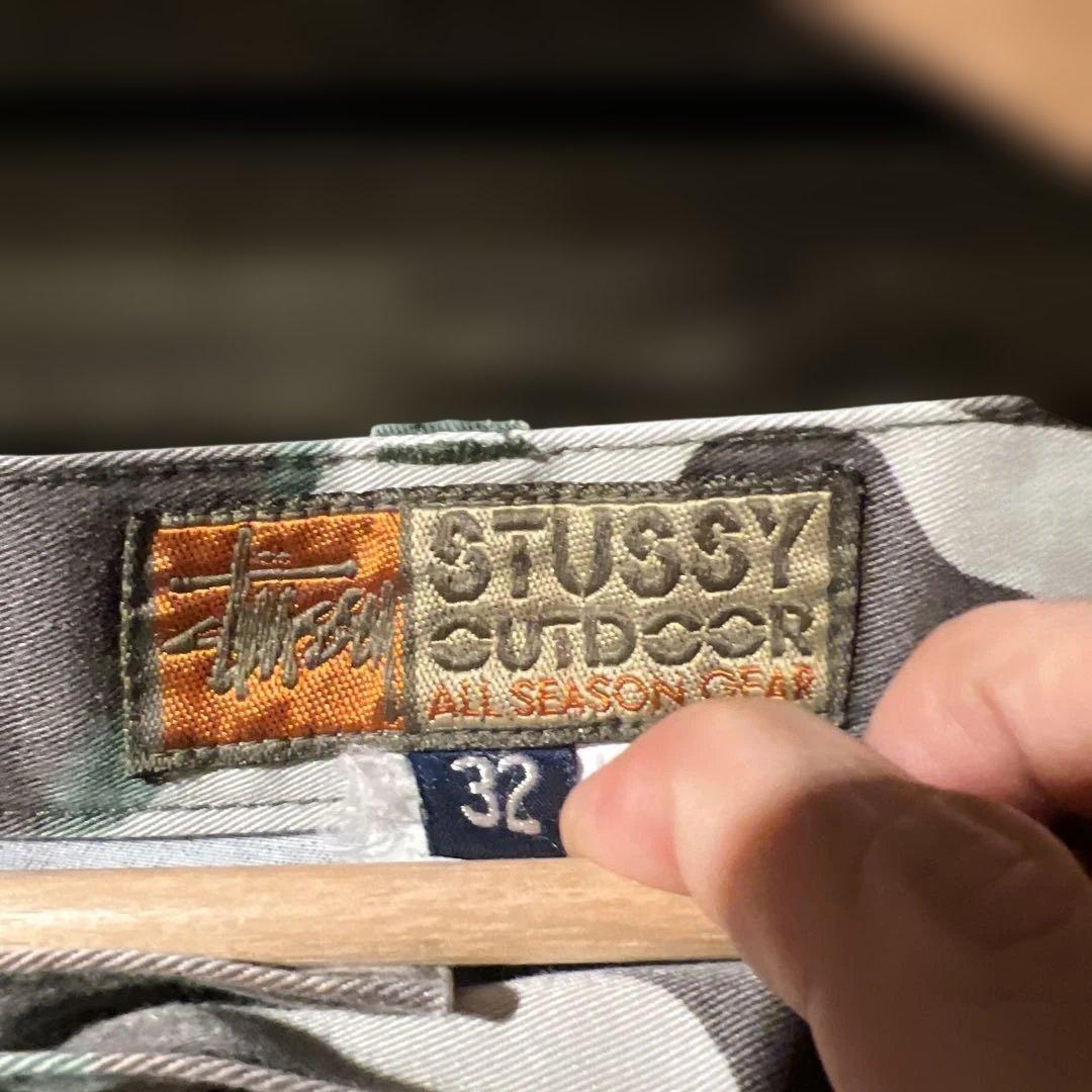 90s old Stussy Outdoor 迷彩パンツ 32