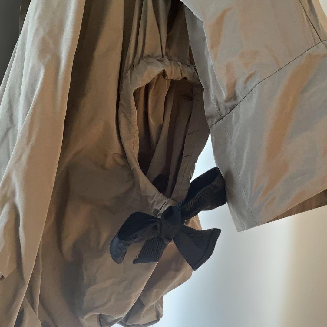 セール毎年完売商品美品BEARDSLEYタグ付バルーンリボンアウターモカ色