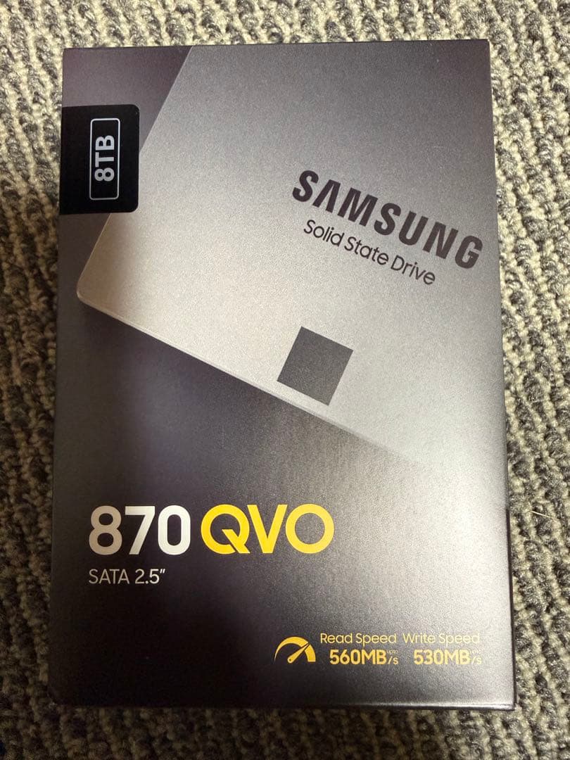 Samsung 870 QVO 8TB SSD SATA 2.5インチ