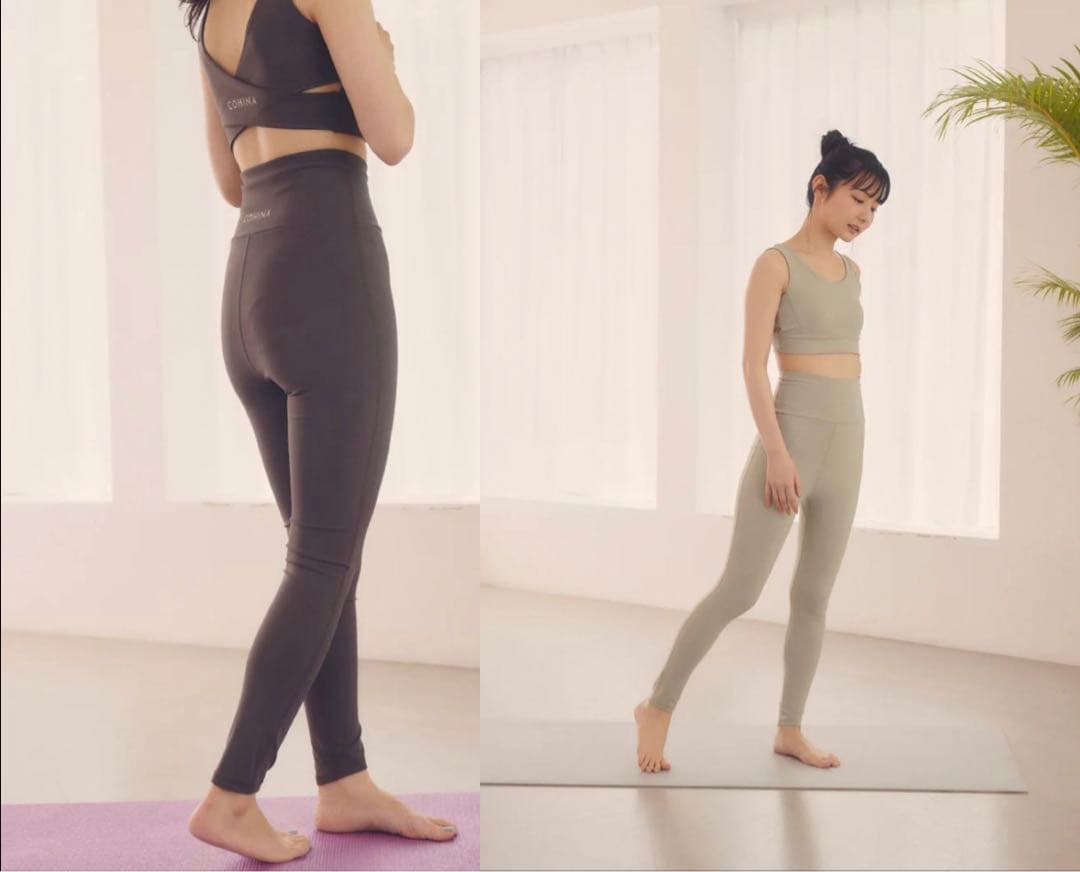 蘭子さま専用！！！COHINA バッククロスブラトップス&ストレッチレギンス