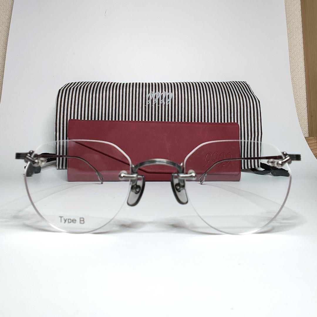 【新品同様】 フォーナインズ 999.9 TW-20T(TypeB) リムレス