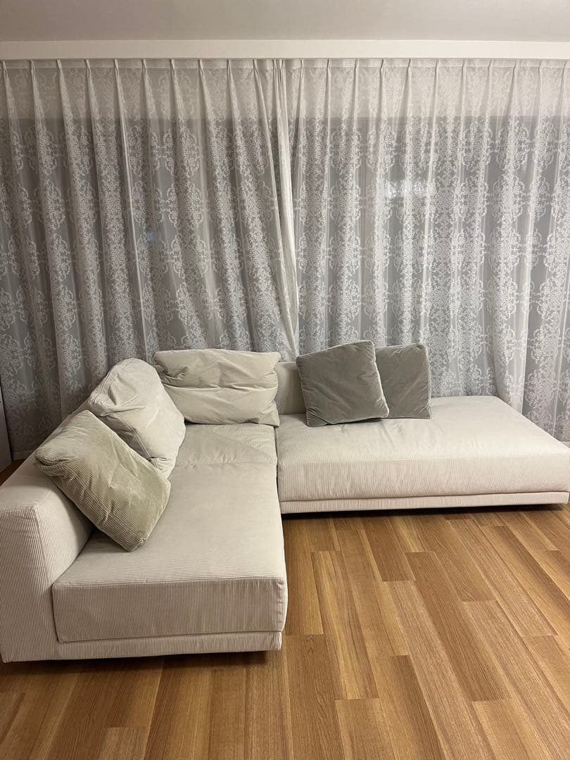 アクタス アイラーセン リグ コーナーソファ クッション付き