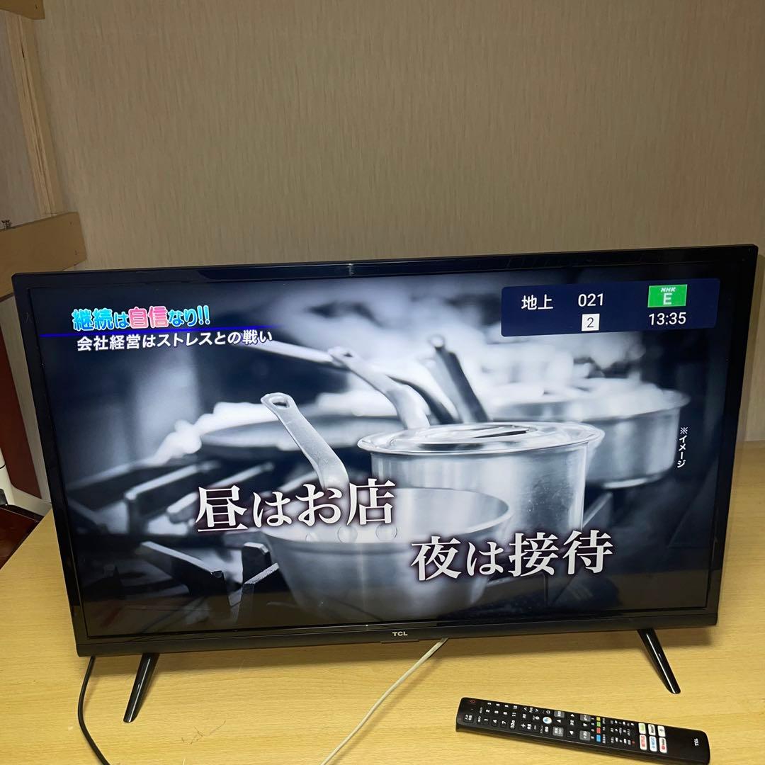 【良品】TCL 液晶テレビ 本体 リモコン付　32S5200A 2022年