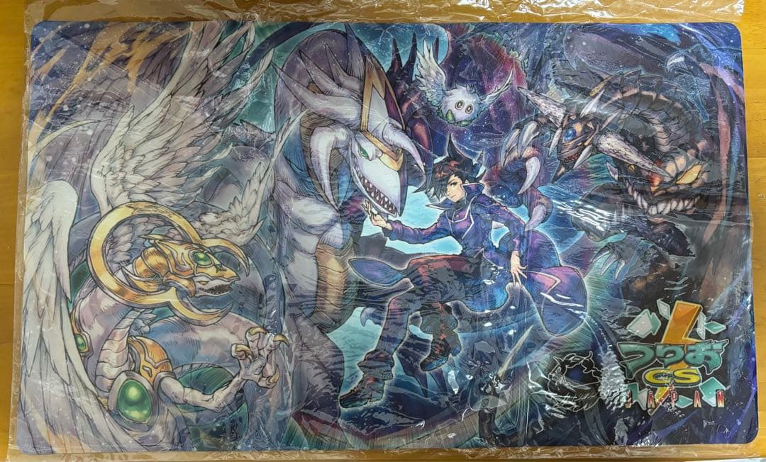遊戯王 つりおCS プレイマット 万丈目 光と闇の龍