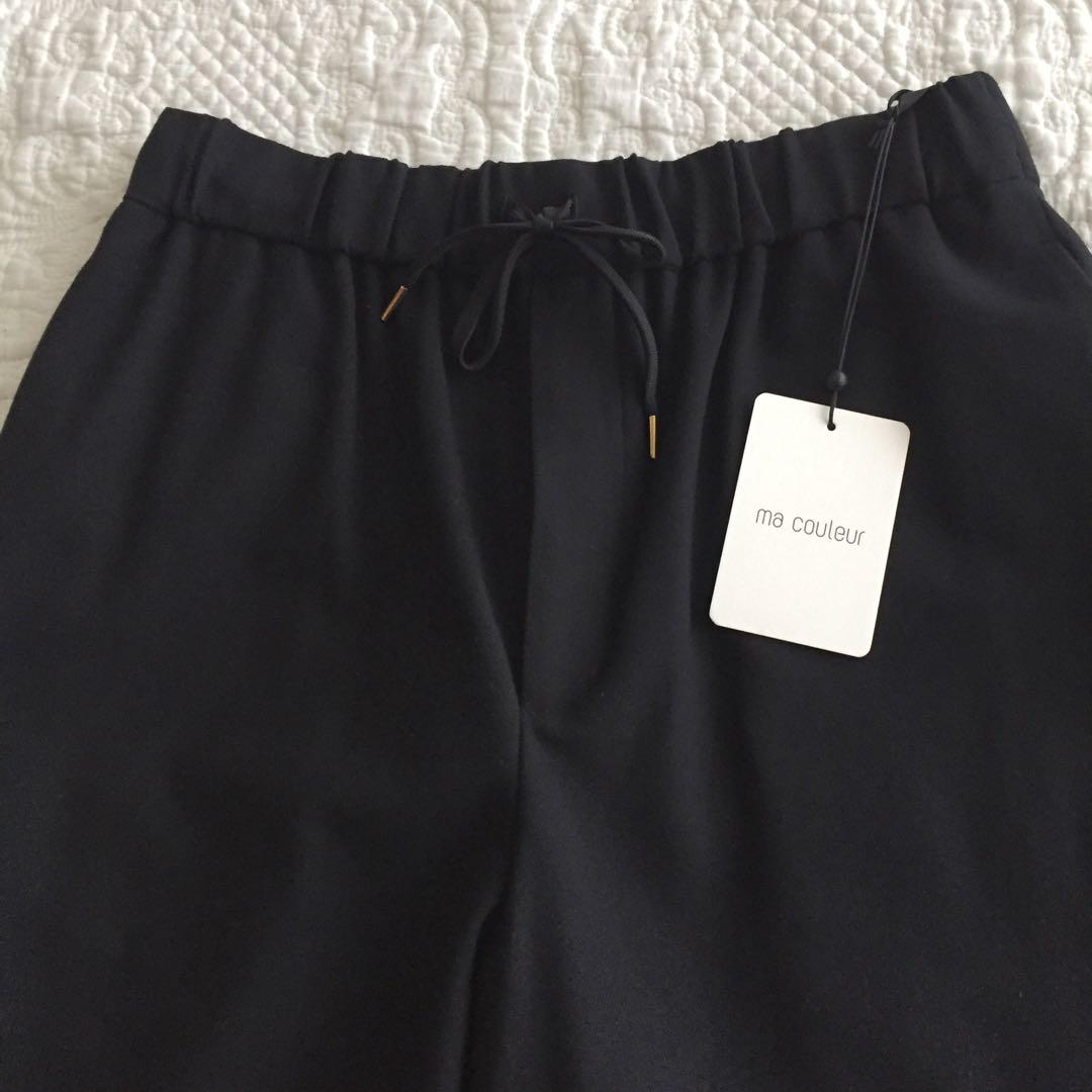 《未使用》ma couleur黒パンツ