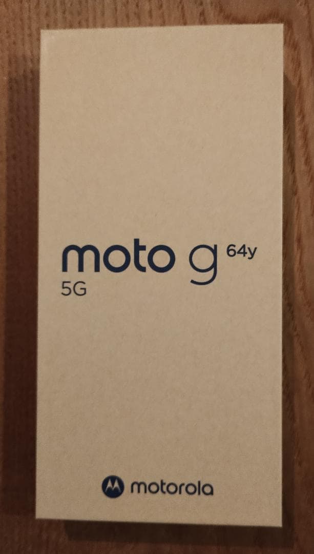 新品未使用 moto g64y 5G バニラクリーム 128G Y!mobile