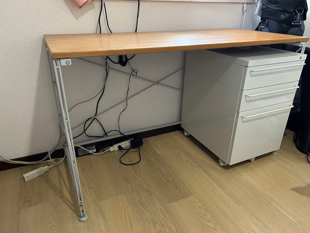 B*t様 【無印良品】スチールユニットデスク　タモ材