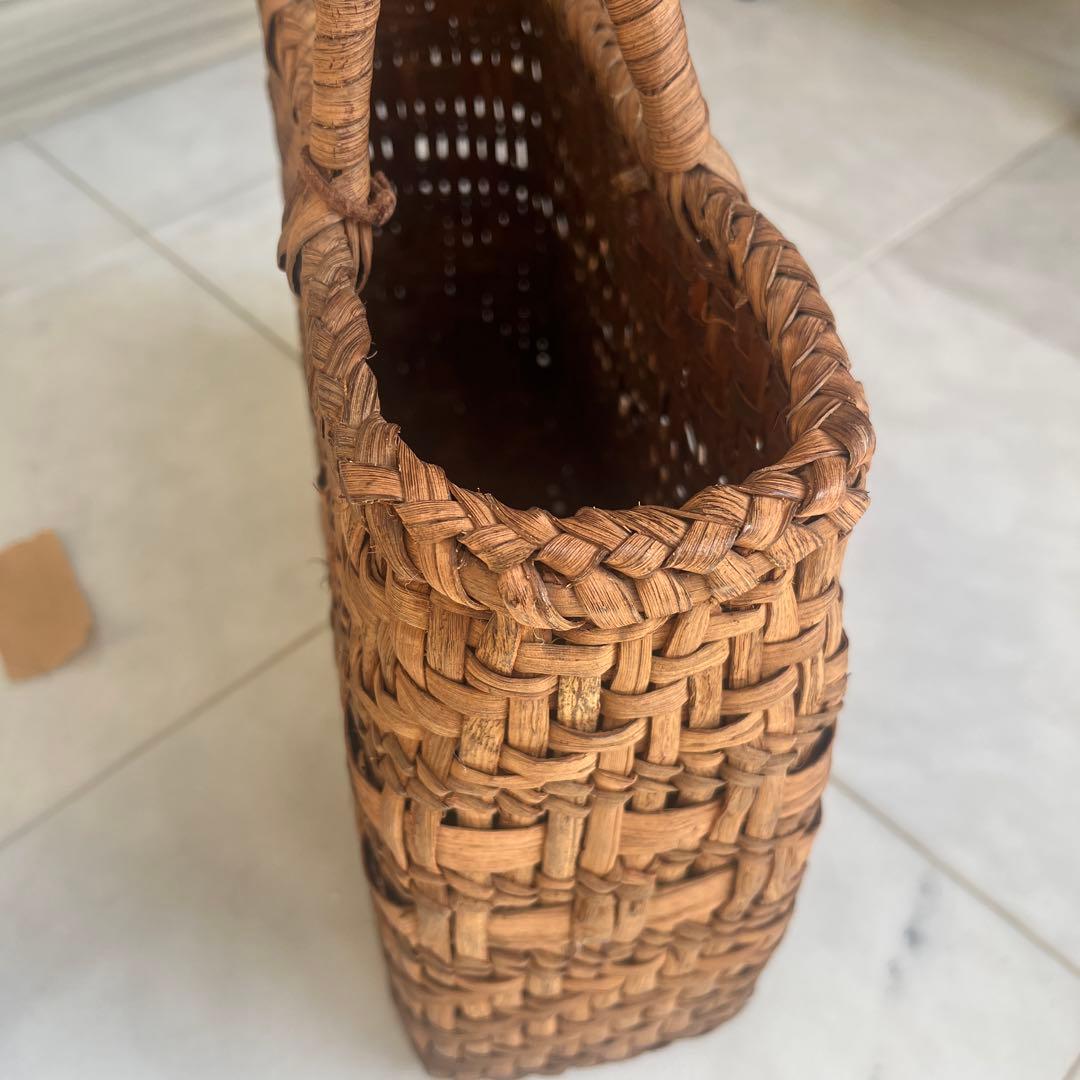 山葡萄編み込みかごバッグ