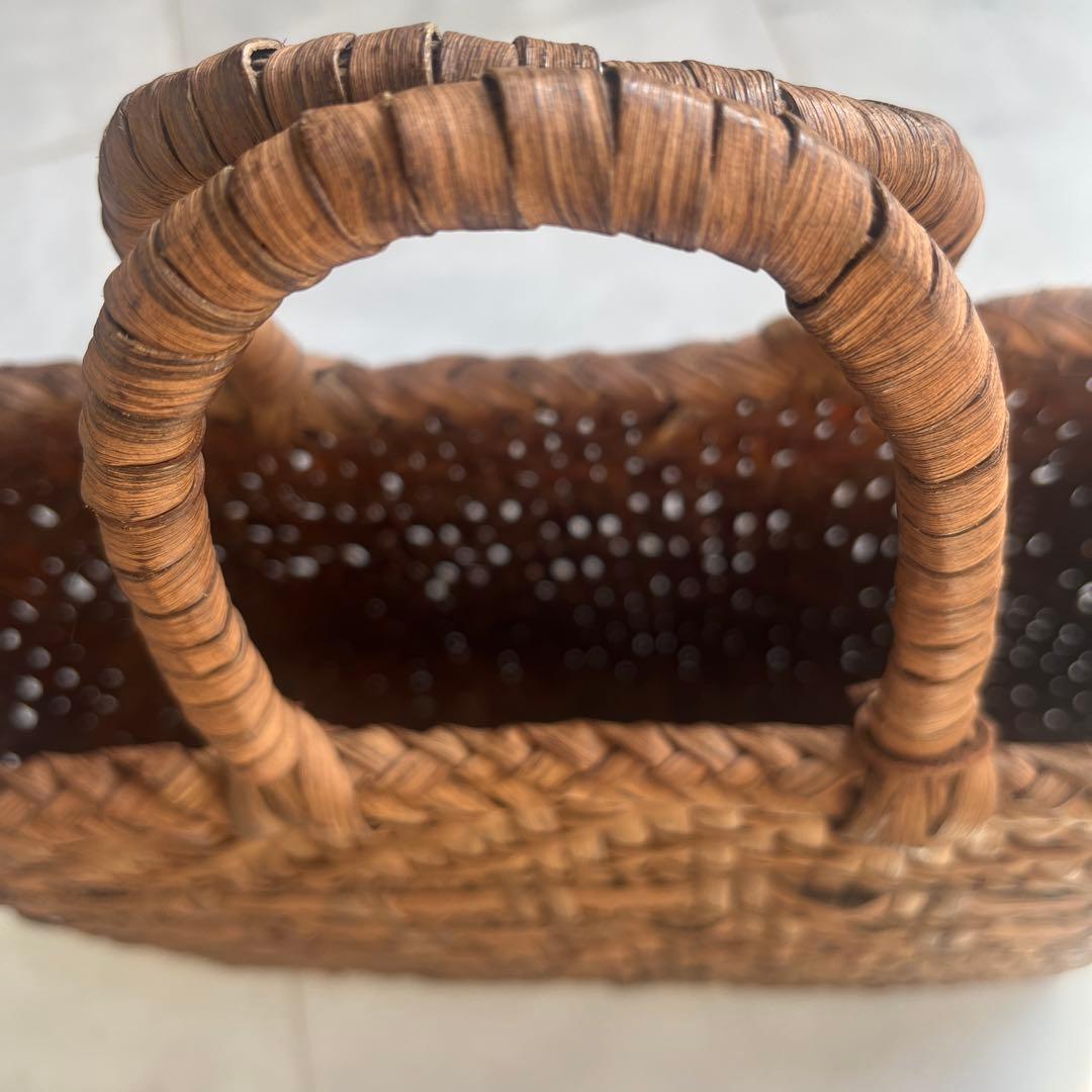 山葡萄編み込みかごバッグ