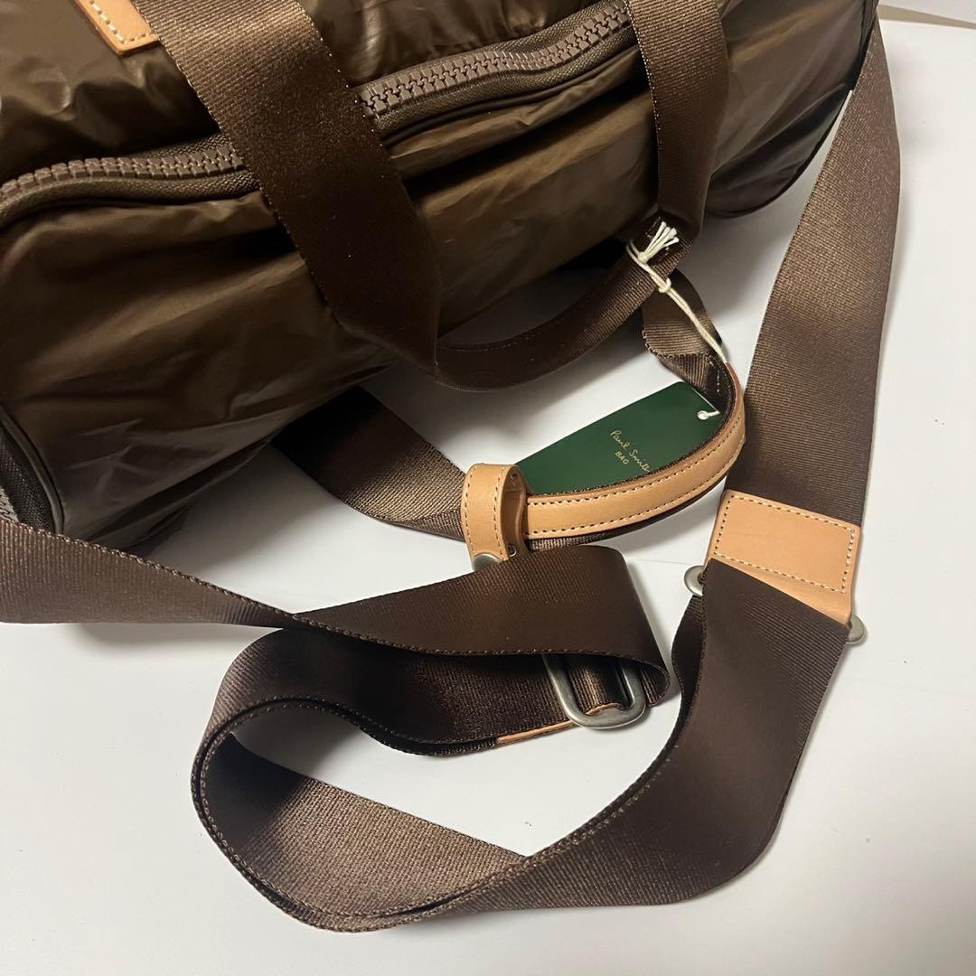 未使用保管✨　Paul Smith 　ボストンバッグ　ブラウン　レザー
